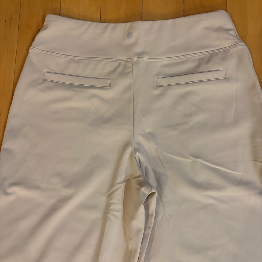 NWT G4Free Sz L EverGoing Loose High-Waist Business Casual Pants Light Khaki Tan - Picture 11 of 14